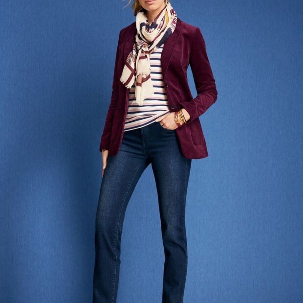 Deep Purple Cordoroy Talbots Blazer - 8P